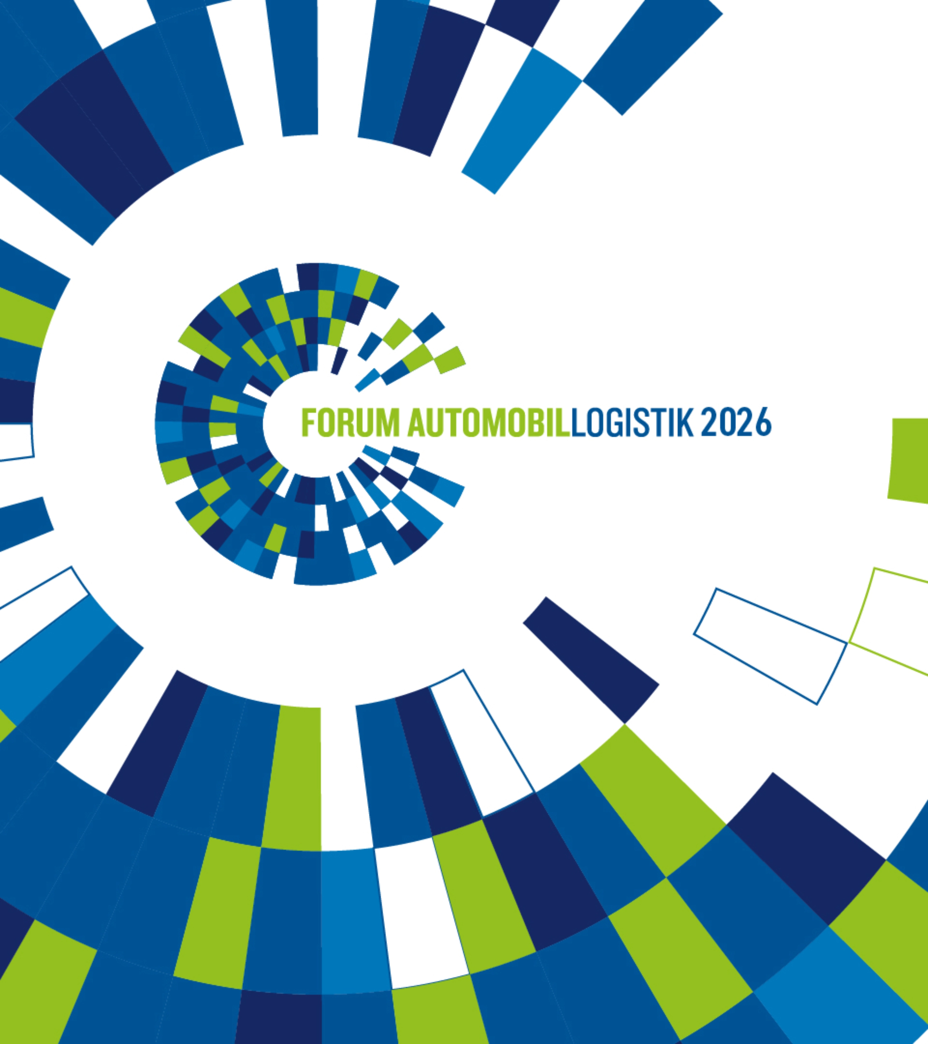 The graphic advertises the next Automotive Logistics Forum in spring 2026.
