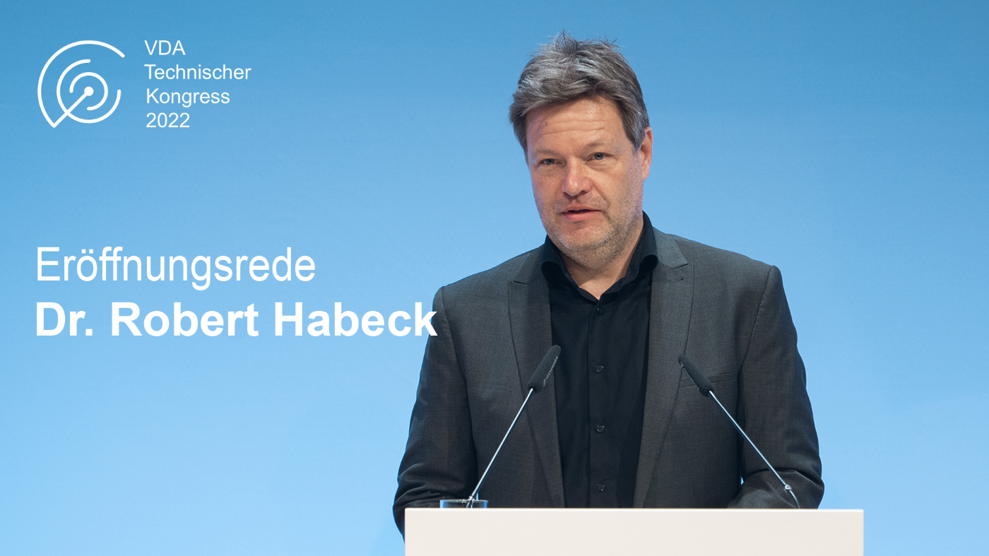 Robert Habeck am Rednerpult