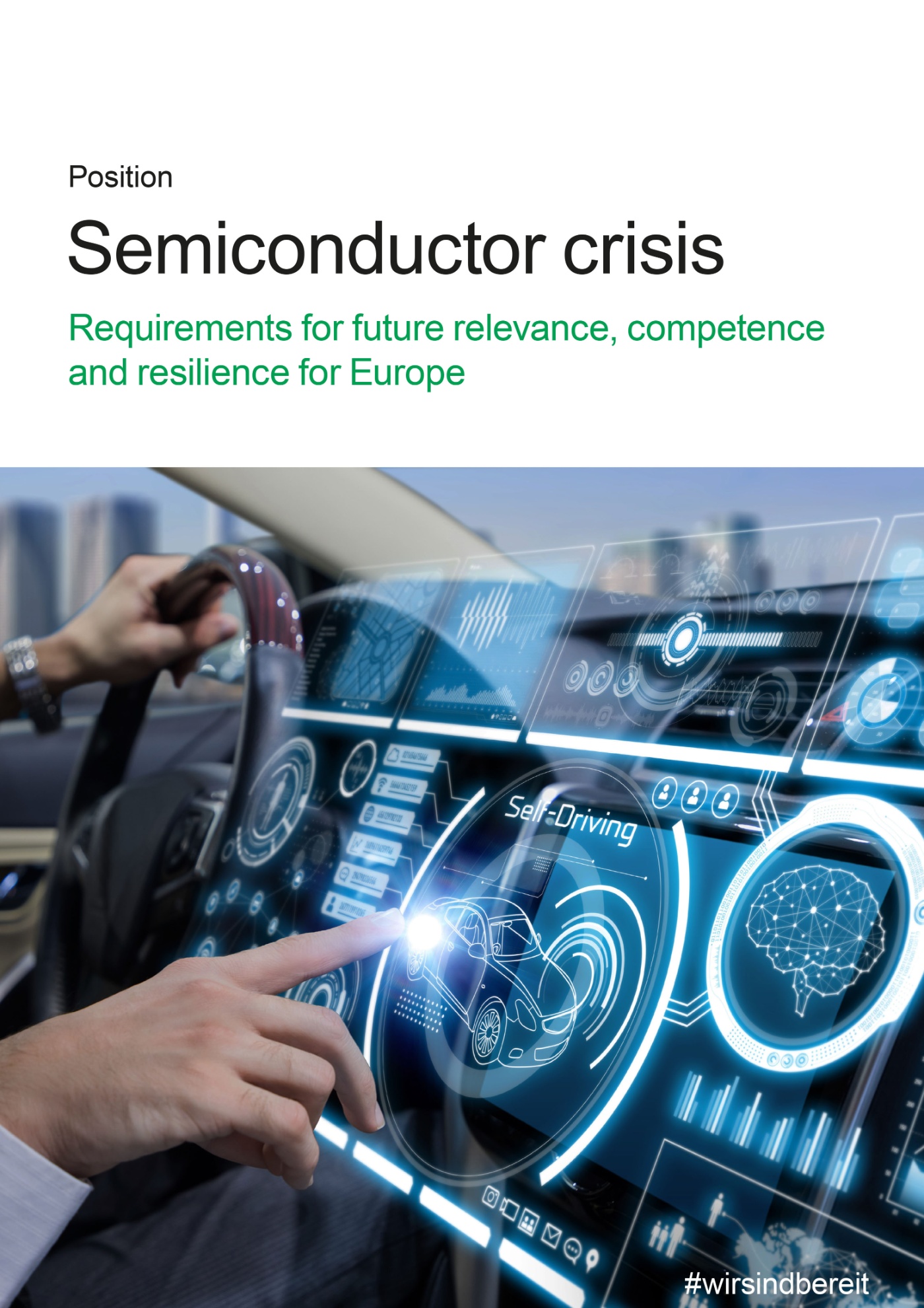 Cover of position paper Semiconductor crisis