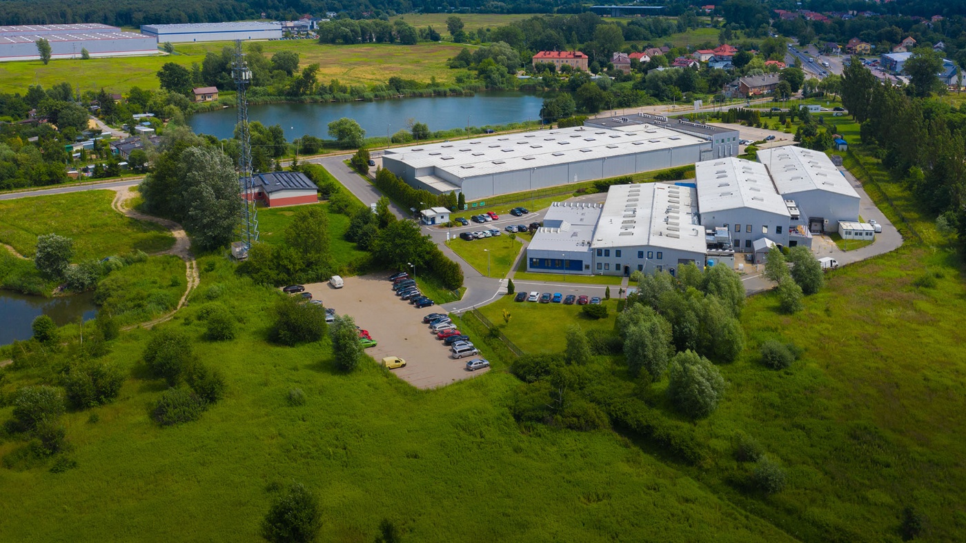 Industriegelände von oben