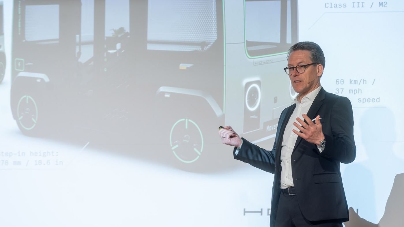 Marco Kollmeier von Holon während seiner Keynote beim Technischen Kongress 2023