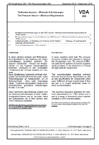 VDA-Recommendations