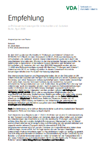 VDA-Recommendations