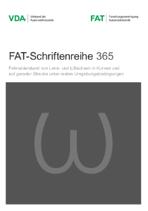 Fahrwiderstand von Lenk- und Liftachsen in Kurven und auf gerader Strecke unter realen Umgebungsbedingungen