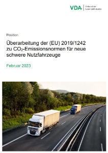 Überarbeitung der (EU) 2019/1242  zu CO2-Emissionsnormen für neue  schwere Nutzfahrzeuge