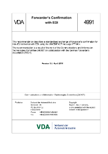 VDA-Recommendations