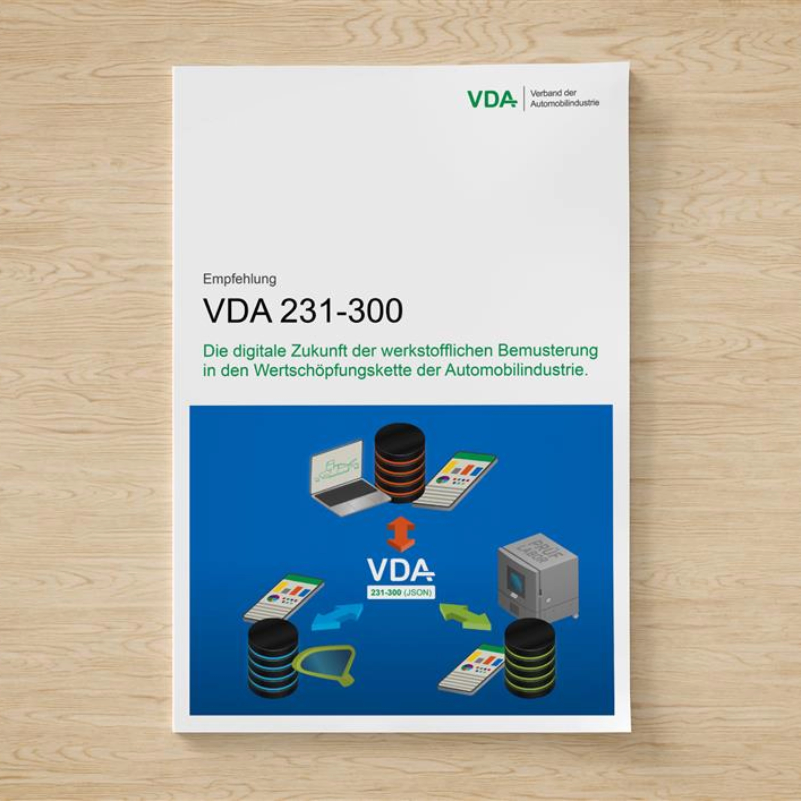 Deckblatt der VDA-Empfehlung mit dem Titel 231-300