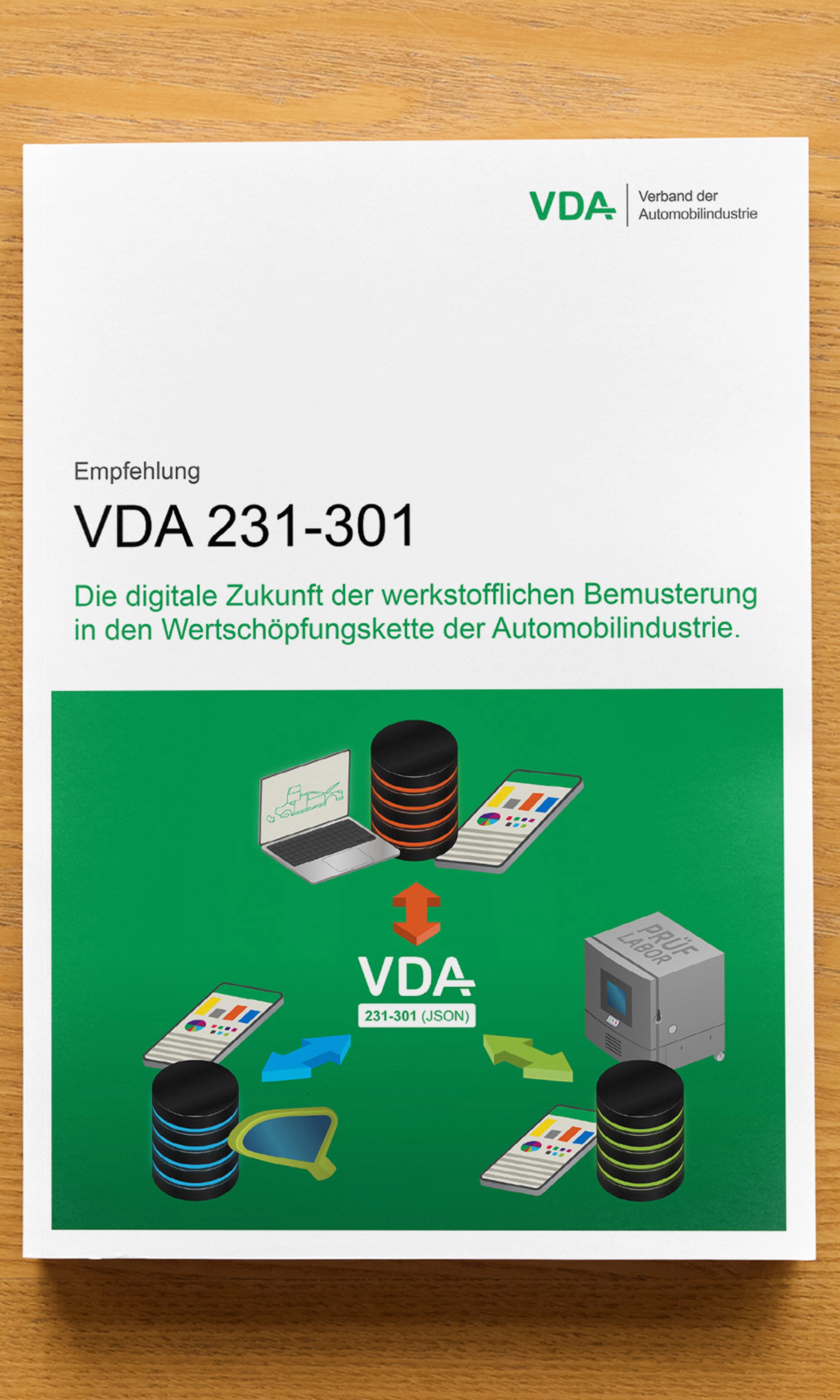Deckblatt der VDA-Empfehlung mit dem Titel 231-301
