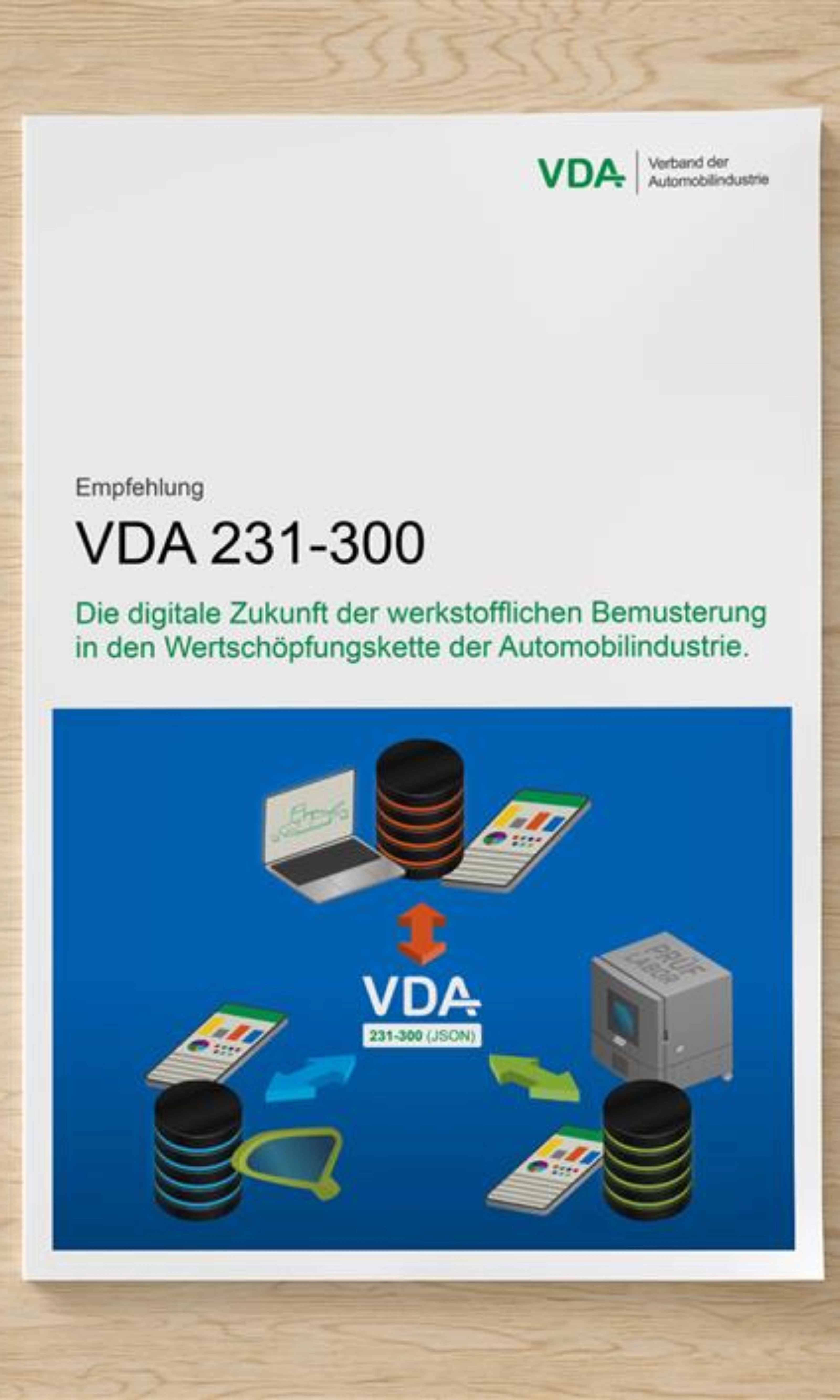 Deckblatt der VDA-Empfehlung mit dem Titel 231-300