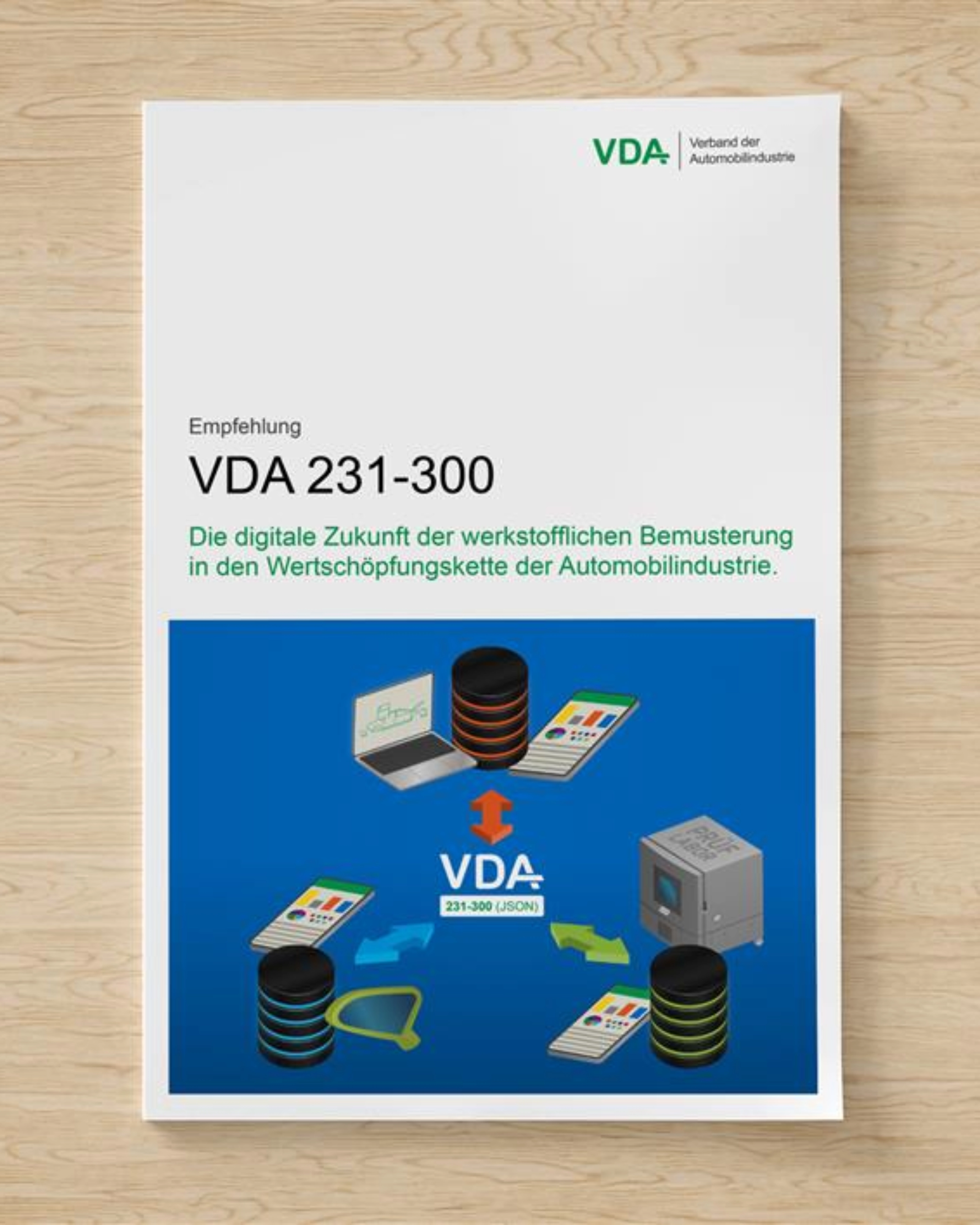 Deckblatt der VDA-Empfehlung mit dem Titel 231-300