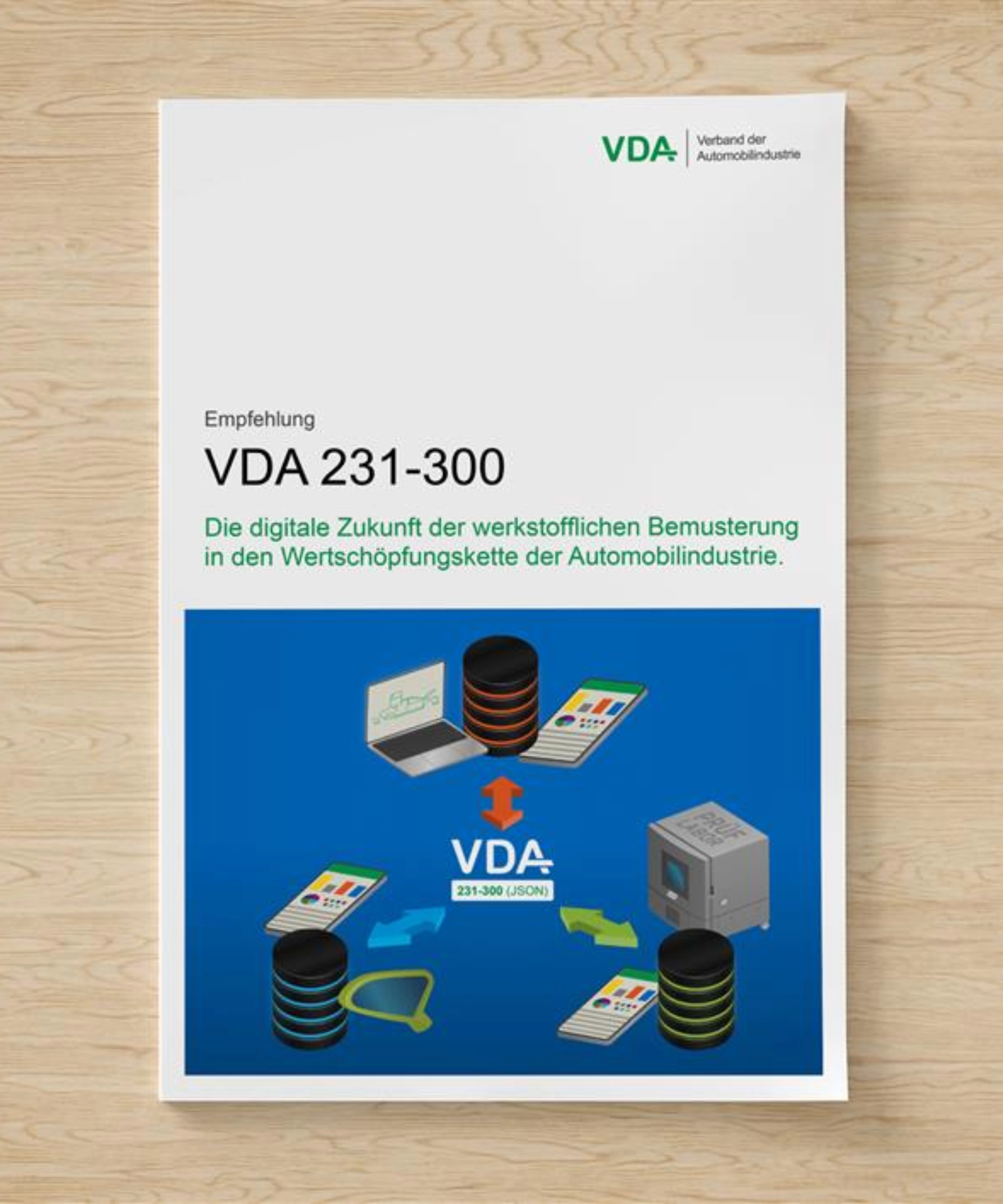 Deckblatt der VDA-Empfehlung mit dem Titel 231-300