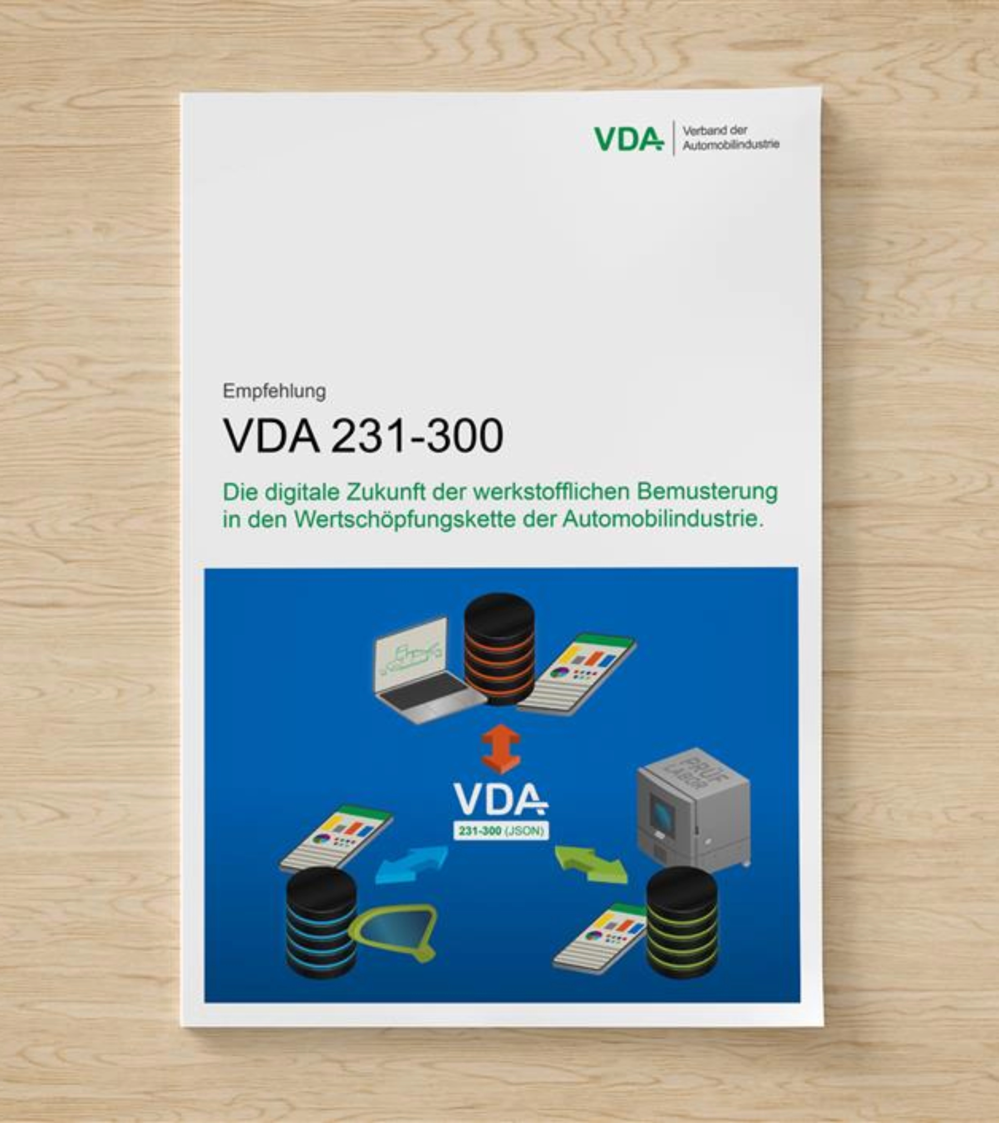 Deckblatt der VDA-Empfehlung mit dem Titel 231-300