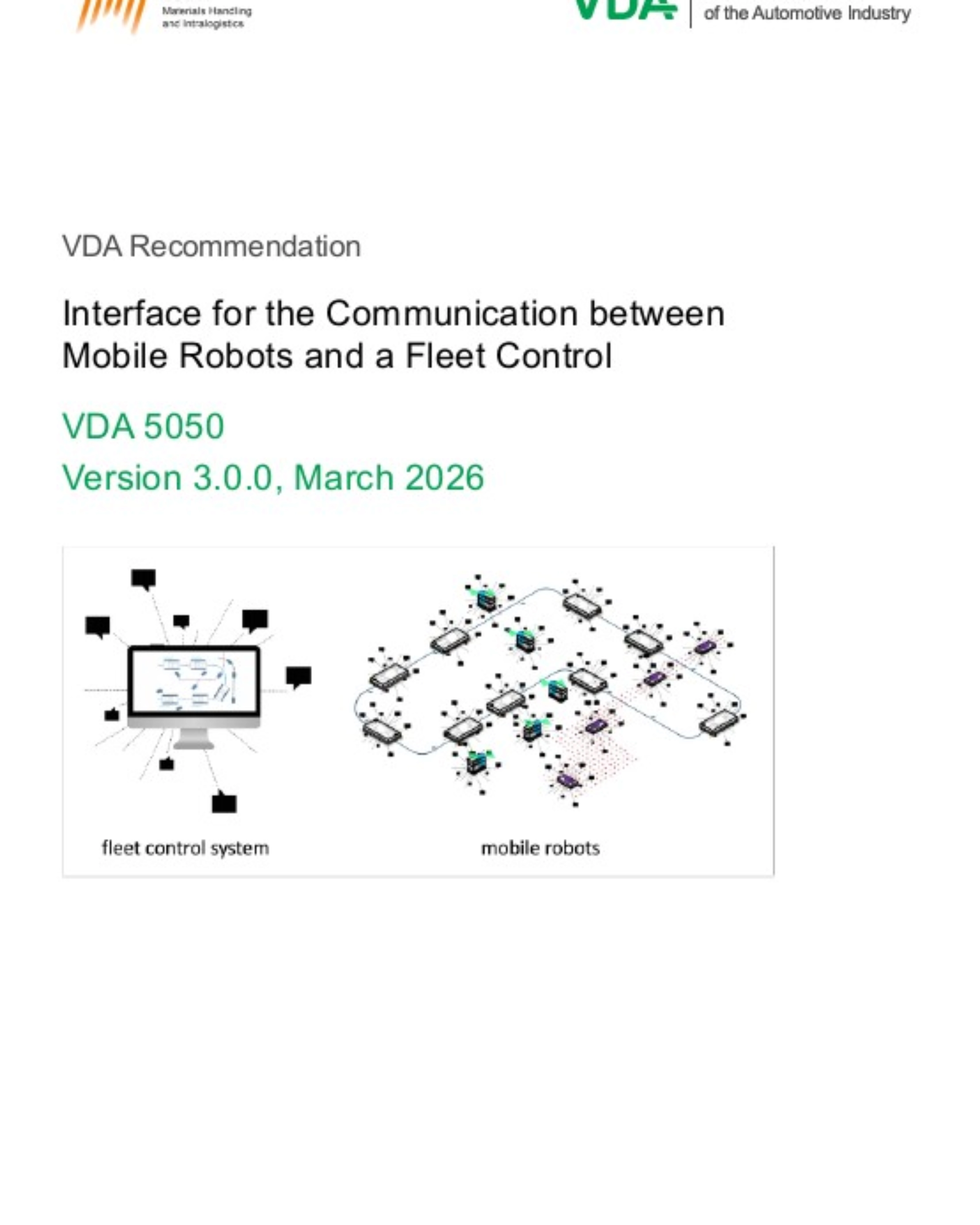 VDA 5050 V3.0 Cover
