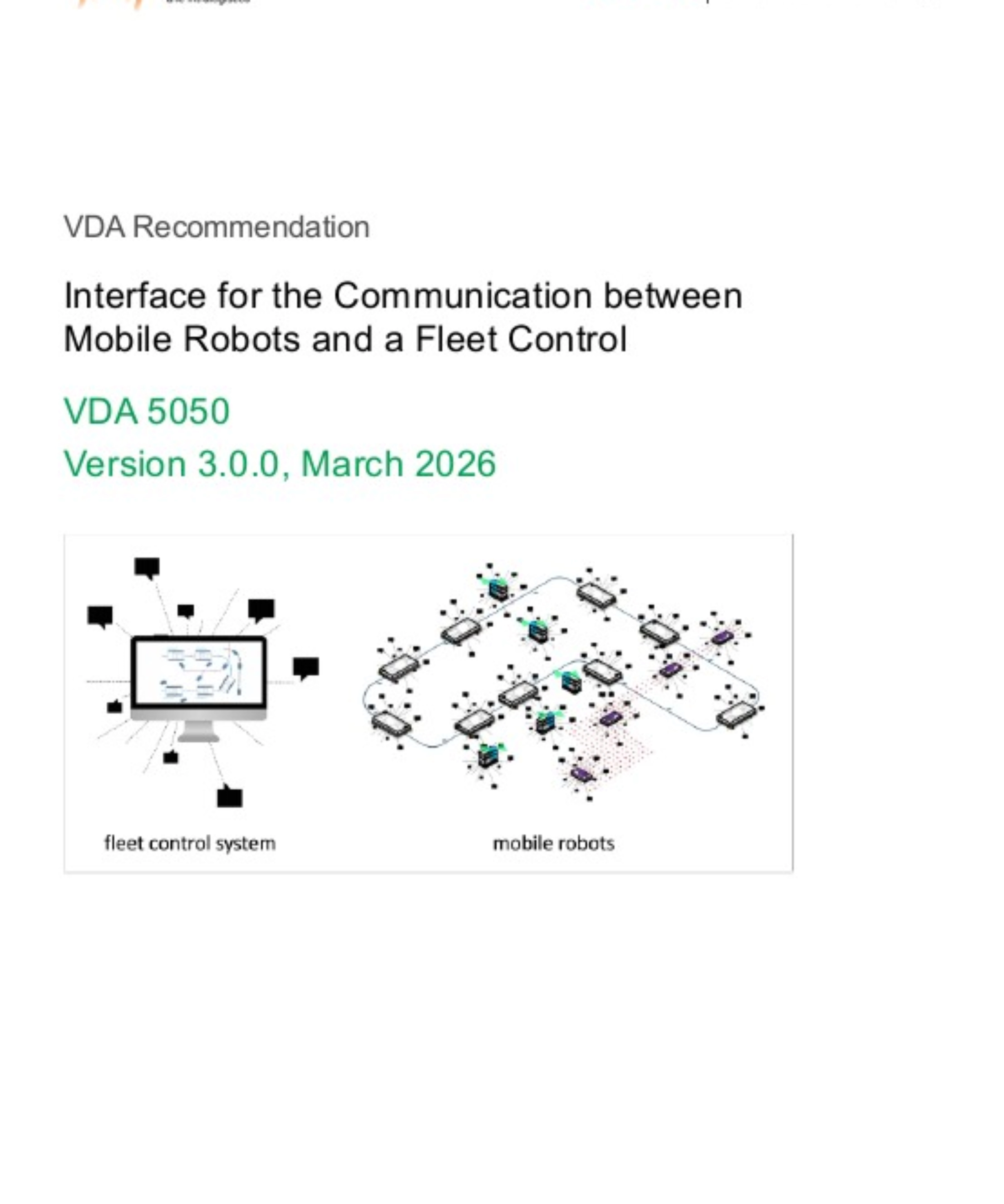 VDA 5050 V3.0 Cover