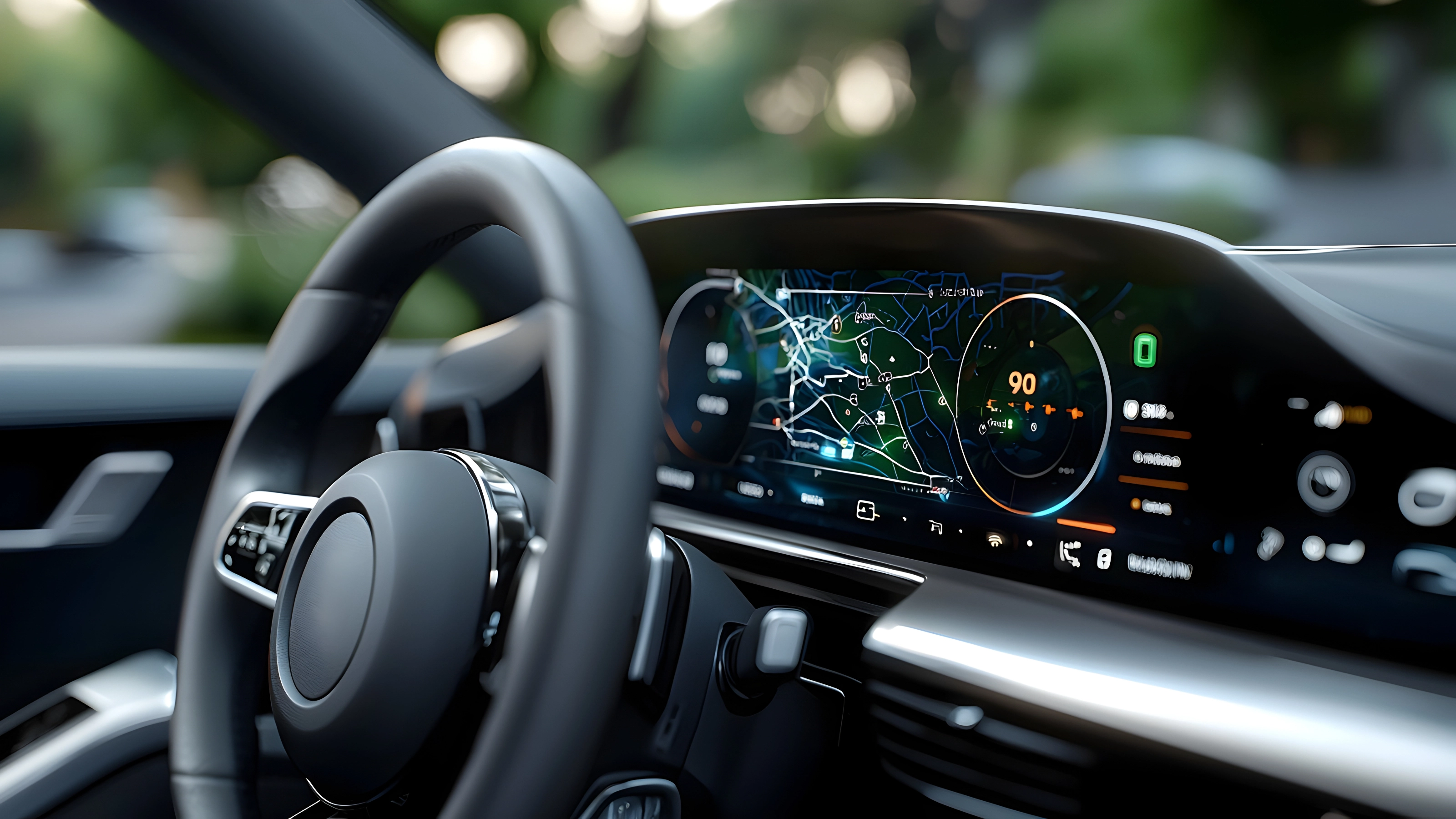 Modern cars offer many connectivity options, including connection to a smartphone.