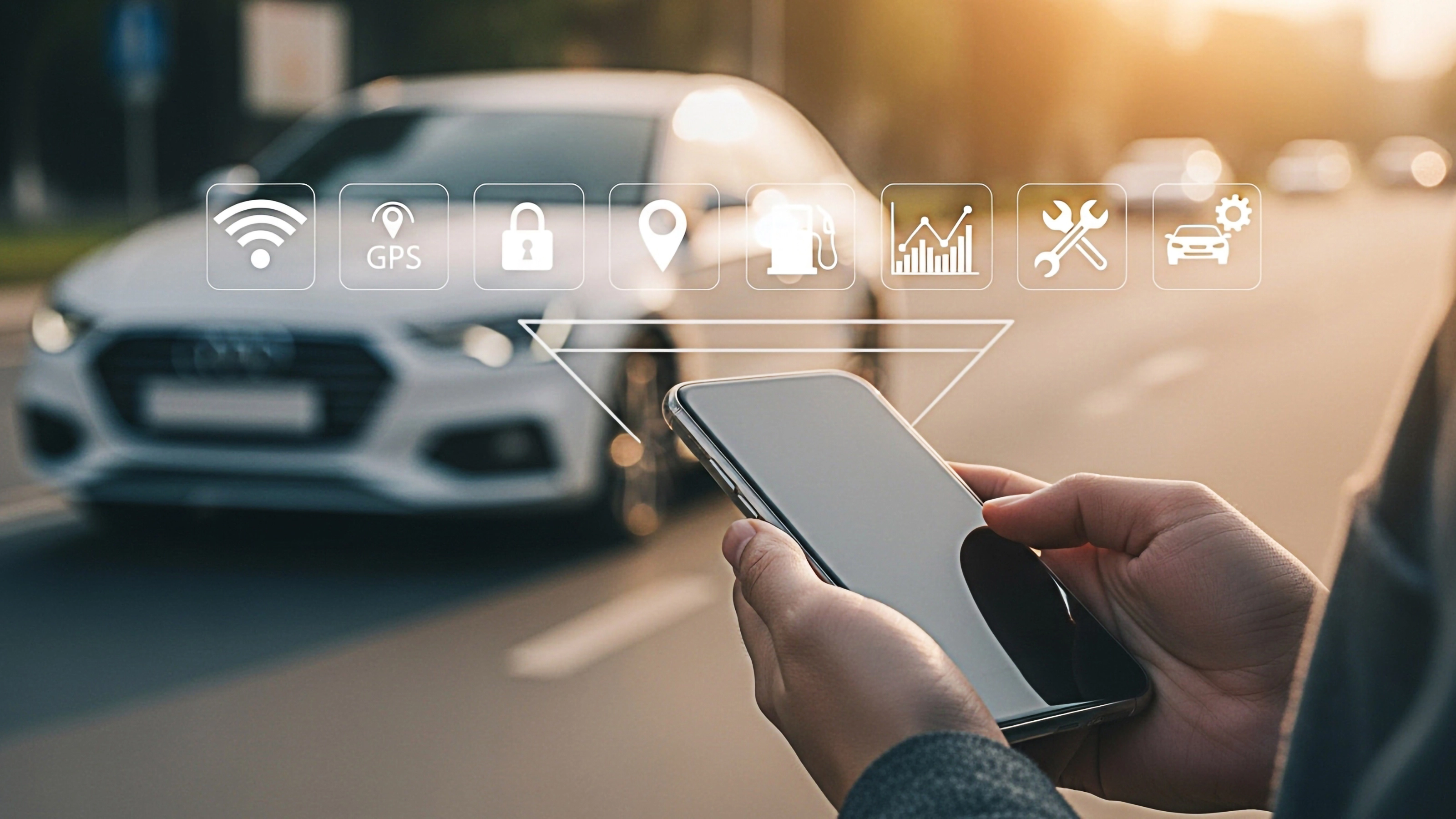 Modern cars offer many connectivity options, including connection to a smartphone.