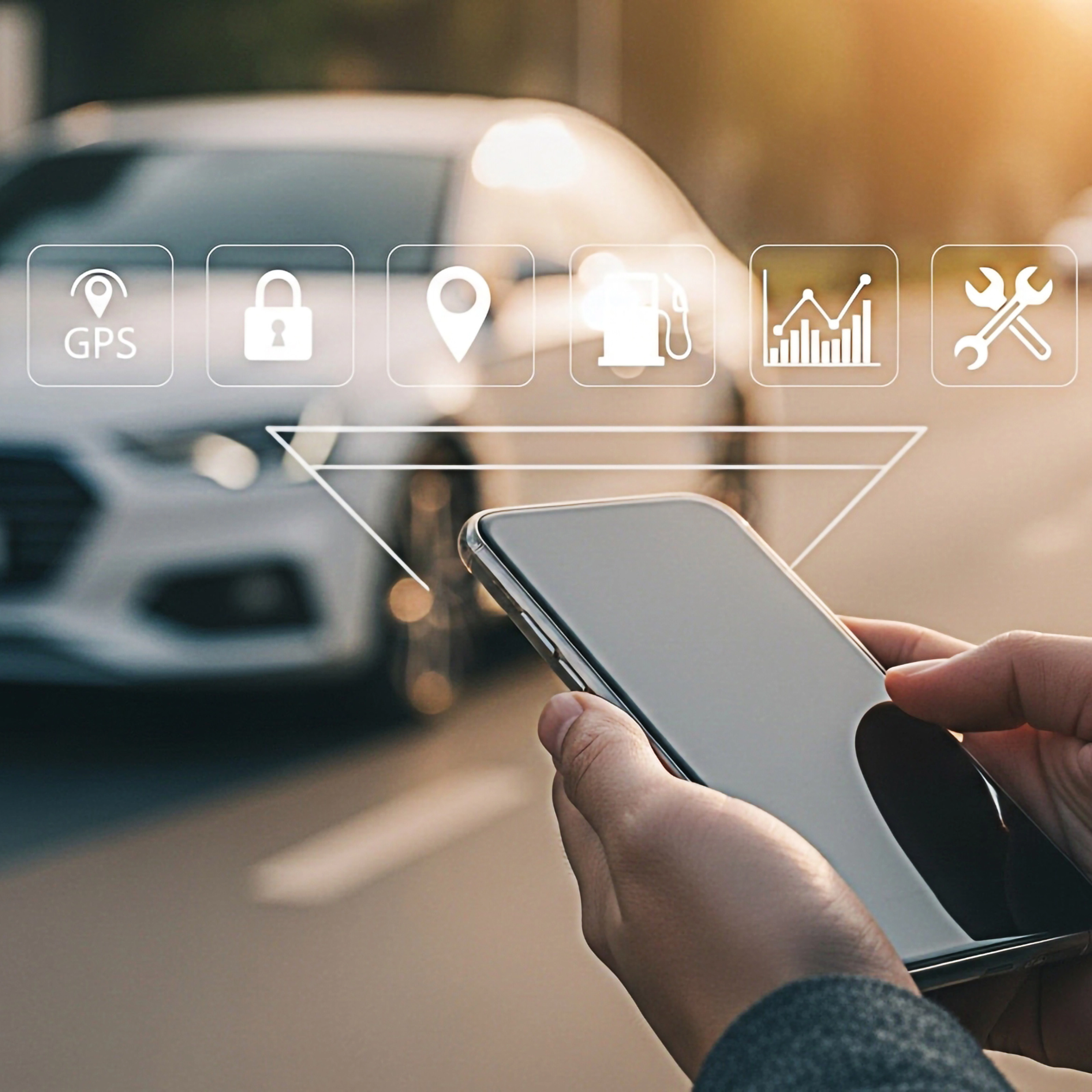 Modern cars offer many connectivity options, including connection to a smartphone.
