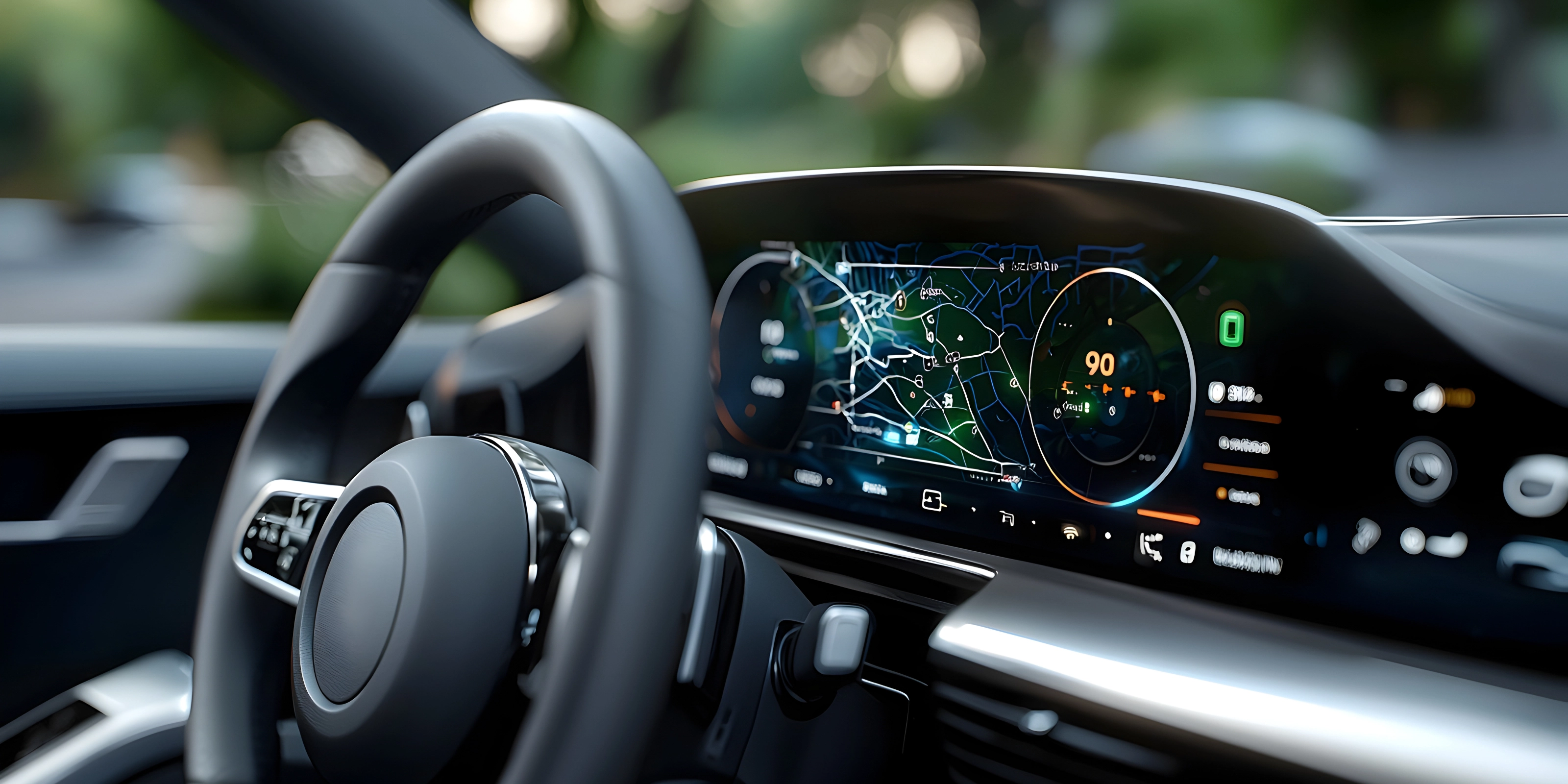 Modern cars offer many connectivity options, including connection to a smartphone.