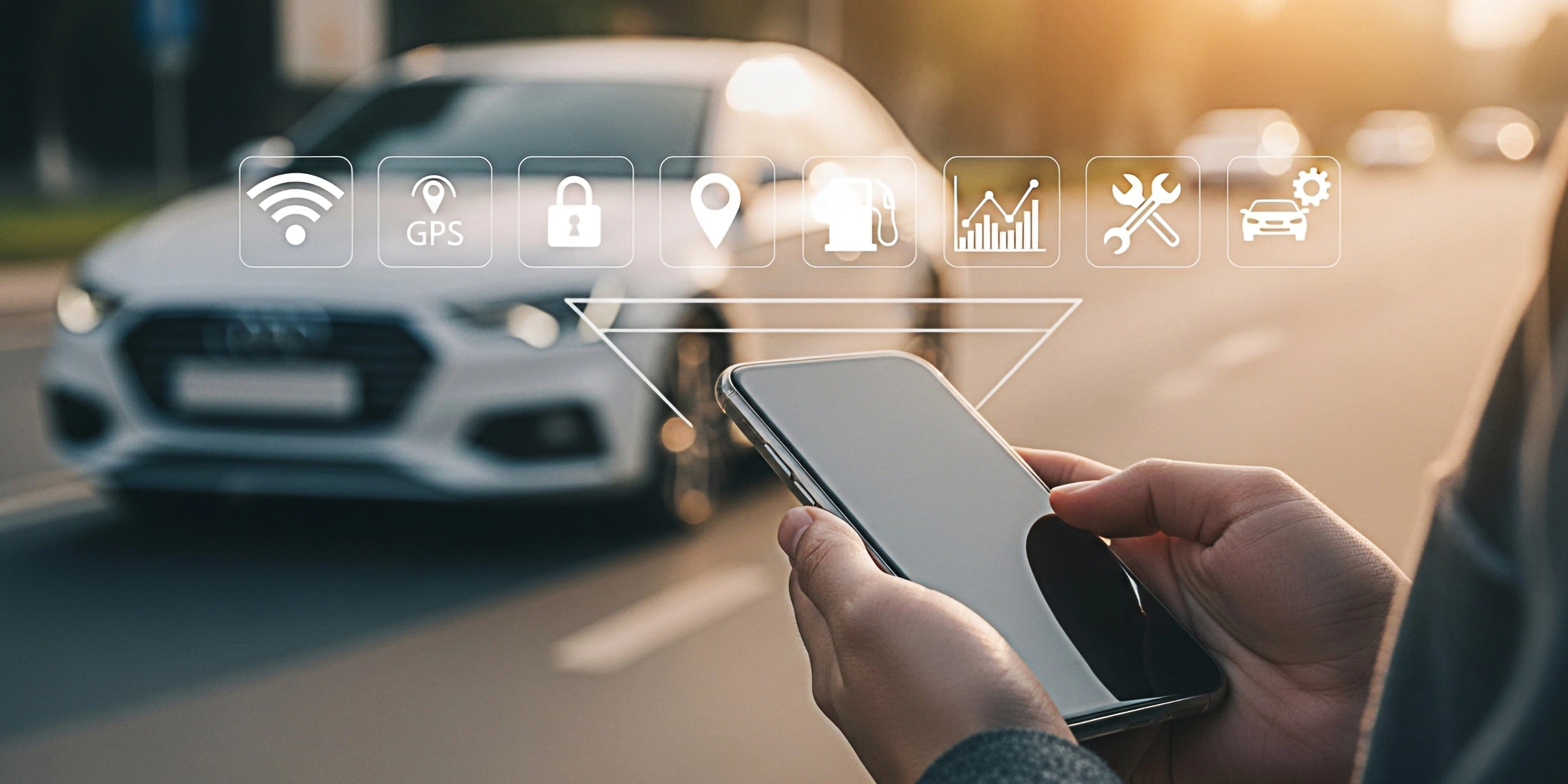 Modern cars offer many connectivity options, including connection to a smartphone.
