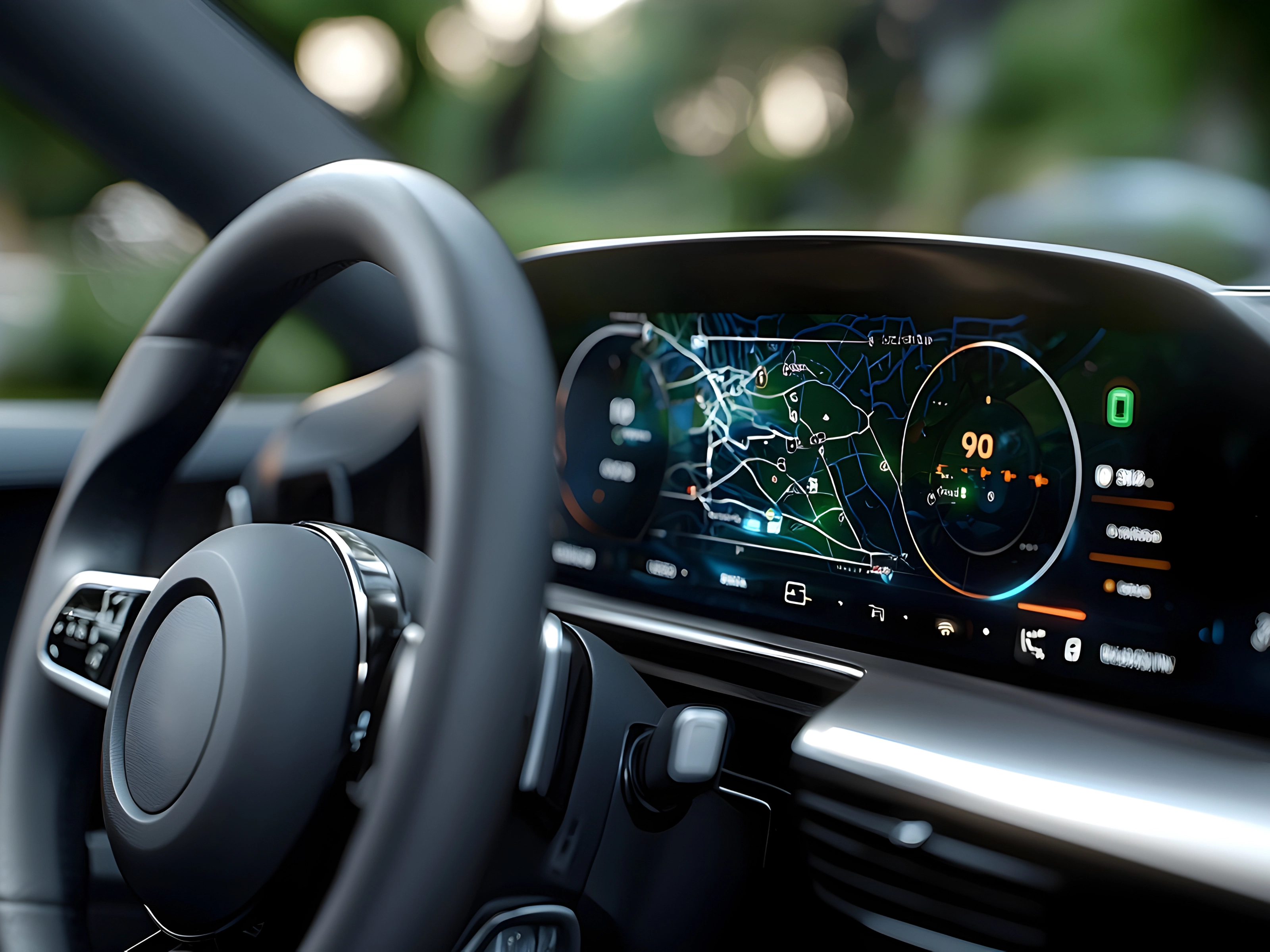 Modern cars offer many connectivity options, including connection to a smartphone.