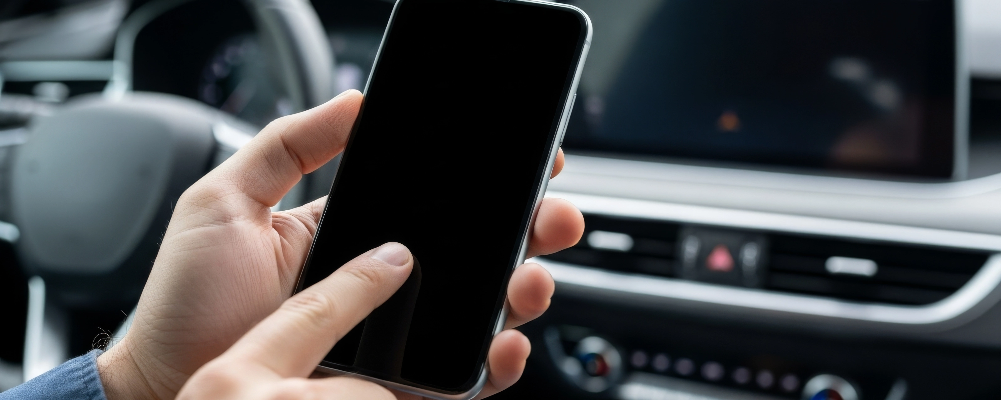 Modern cars offer many connectivity options, including connection to a smartphone.