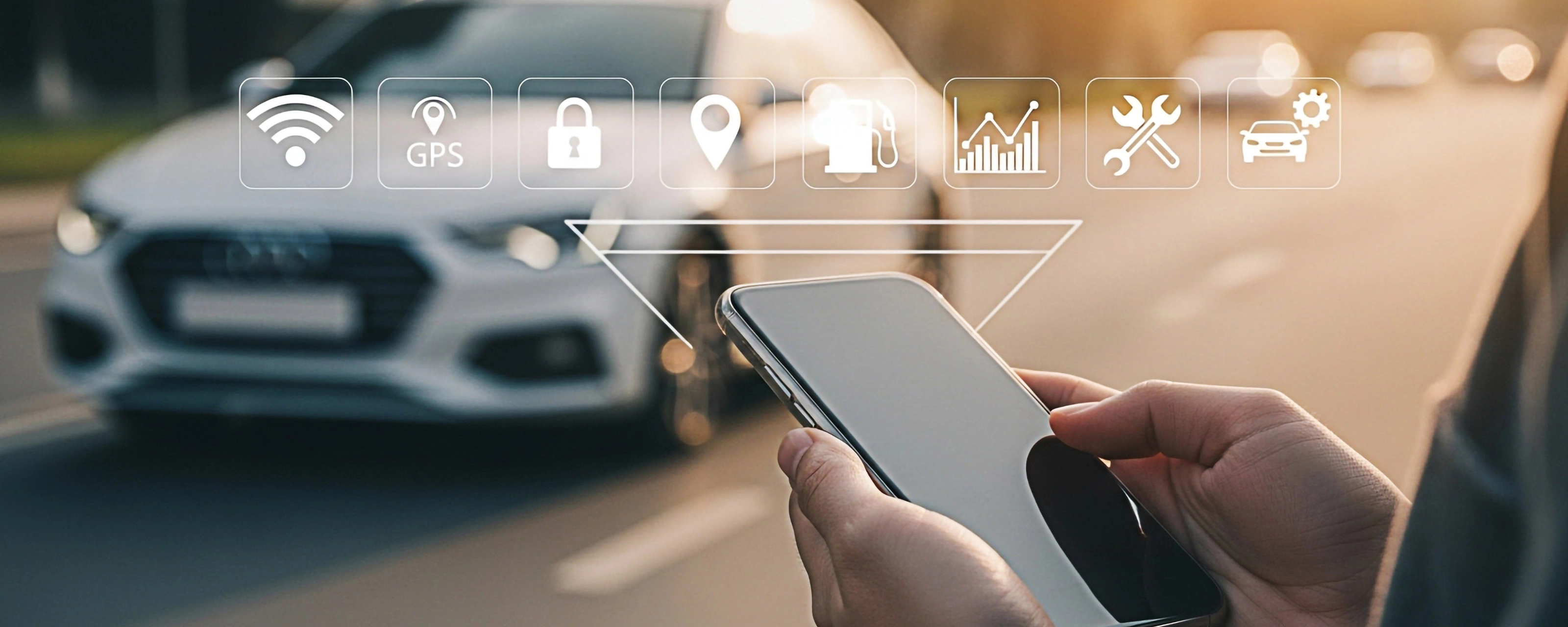 Modern cars offer many connectivity options, including connection to a smartphone.