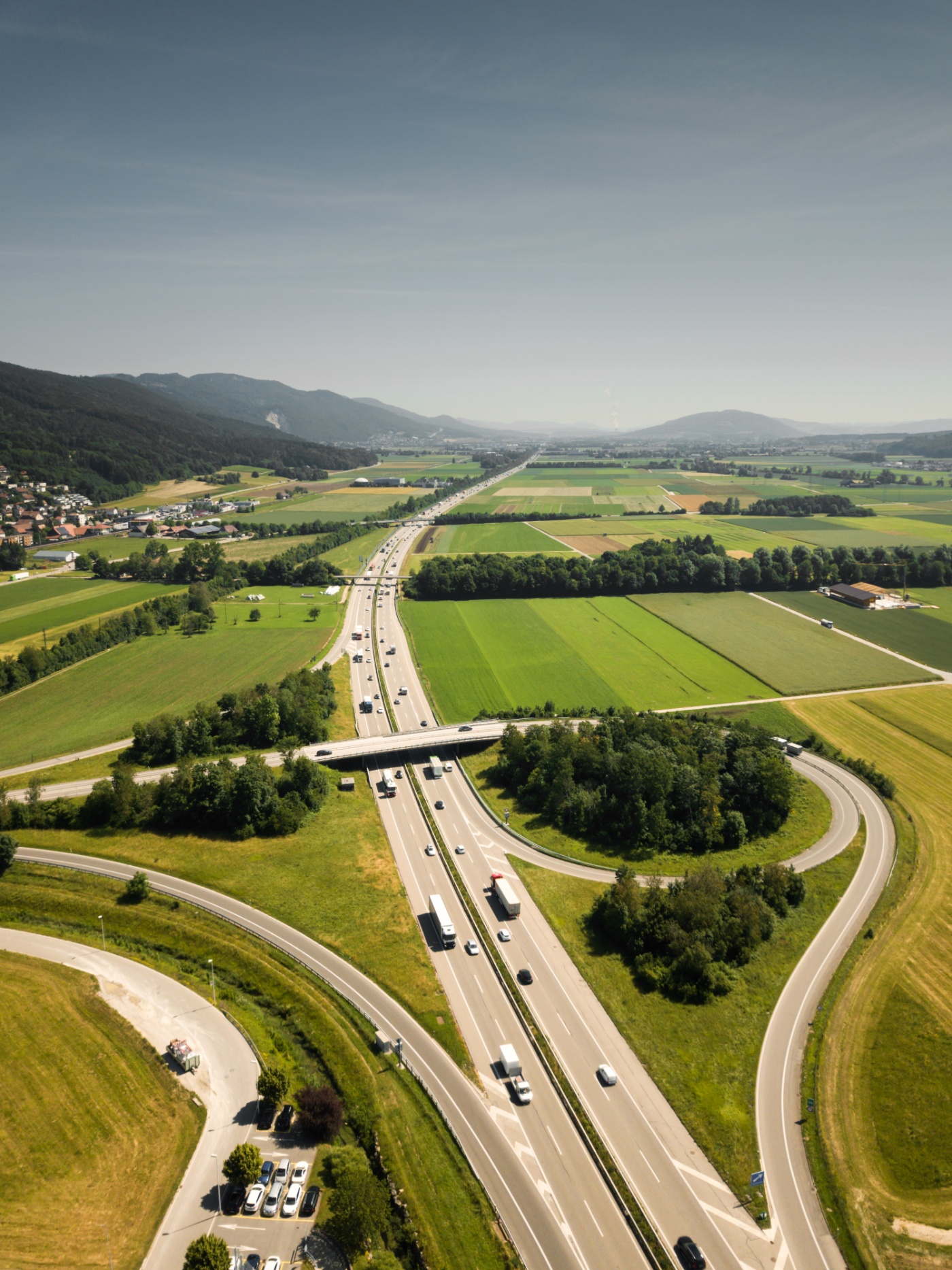 Lkws Landstraße Automobiljahr